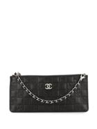 Chanel Pre-owned Icon Cc Logos Chain Handbag - Black