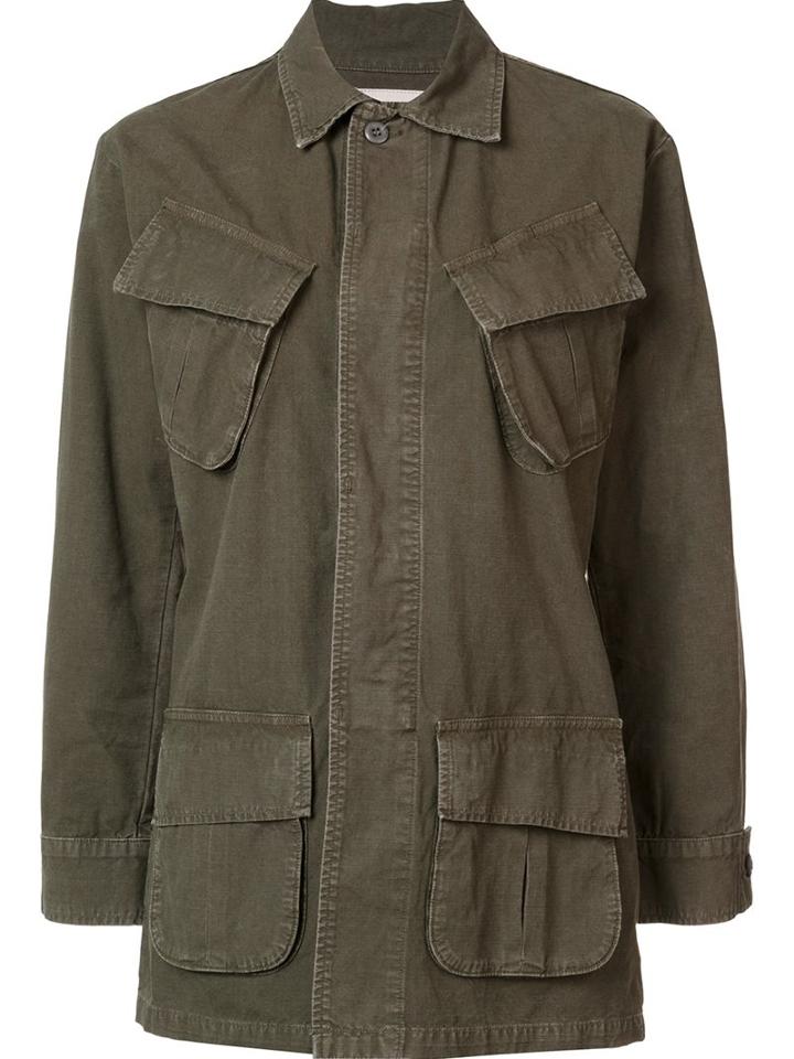 Citizens Of Humanity 'nadja' Field Jacket, Women's, Size: Medium, Green, Cotton