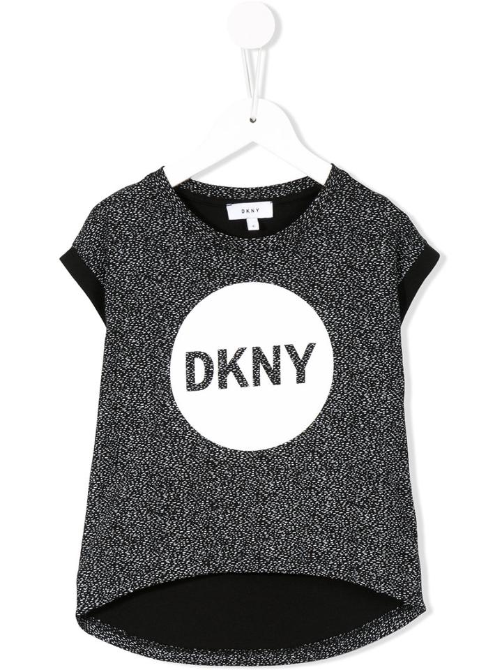 Dkny Kids - Logo Print T-shirt - Kids - Cotton/modal - 10 Yrs, Black