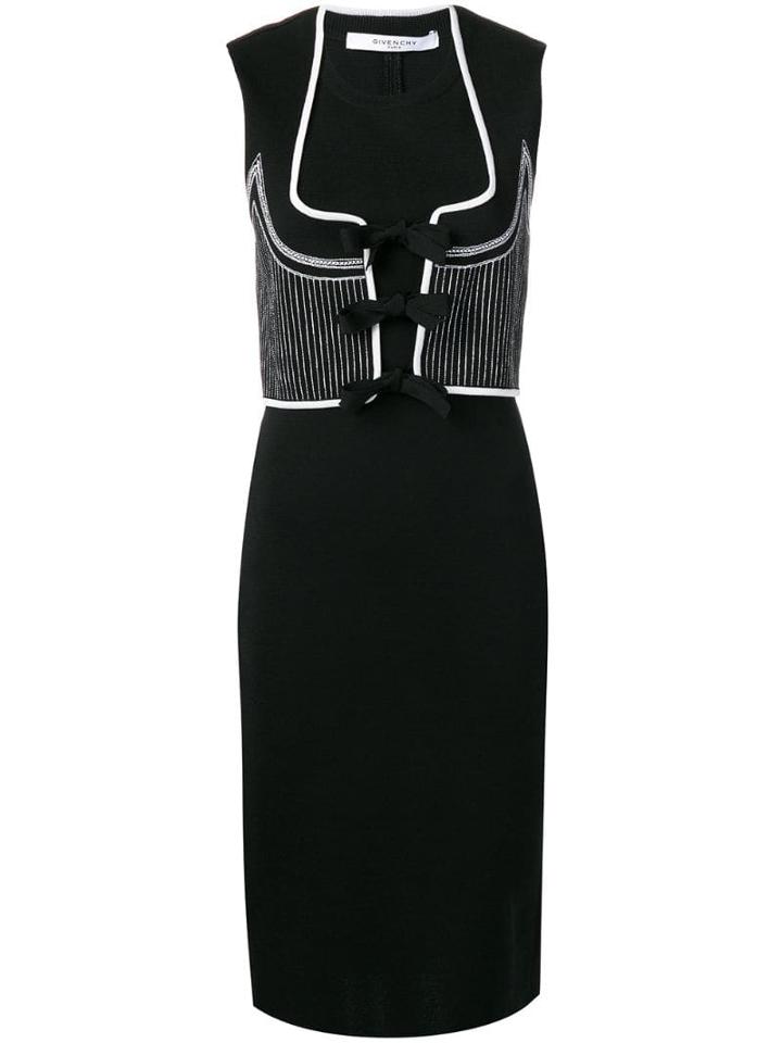 Givenchy Pre-owned 2000's Sleeveless Fitted Dress - Black