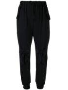 Simone Rocha Bow Detail Track Pants - Black