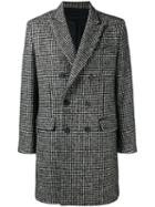 Ami Paris Double Breasted Coat - Black