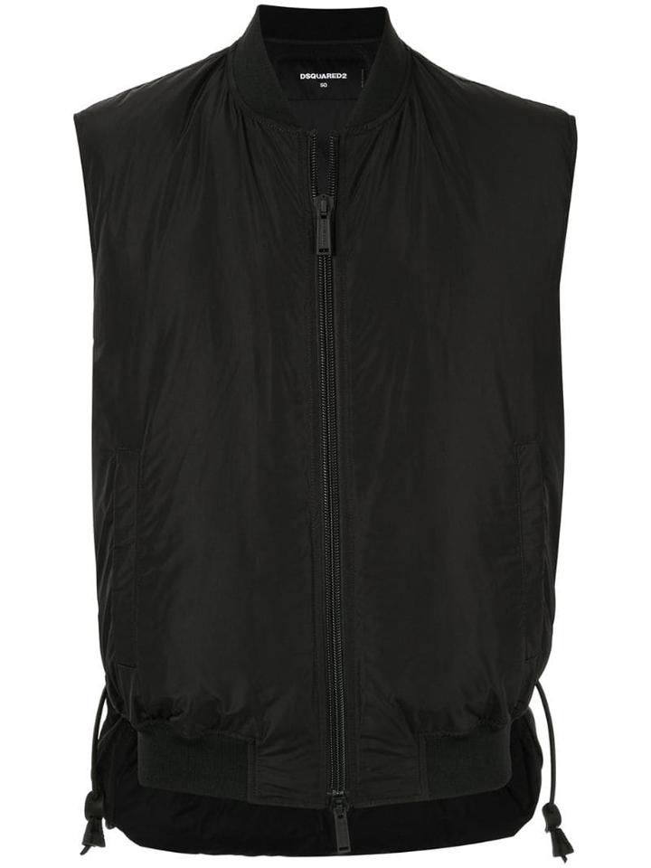 Dsquared2 Icon Zipped-up Gilet - Black