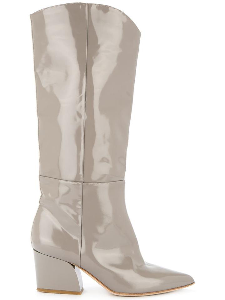 Tibi Logan Boots - Grey