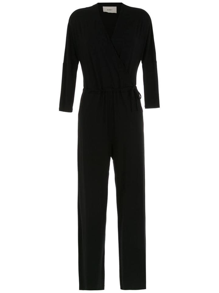Egrey Side Pockets Jumpsuit - Black