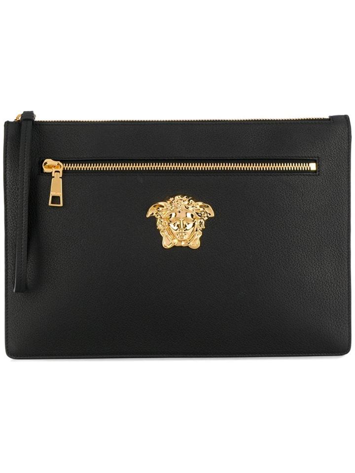 Versace Collection Medusa Clutch - Black
