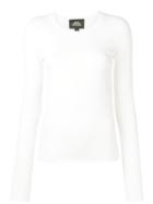 Marc Jacobs Ribbed Knit Top - White