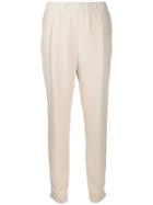 Fabiana Filippi Ruched Waist Trousers - Neutrals