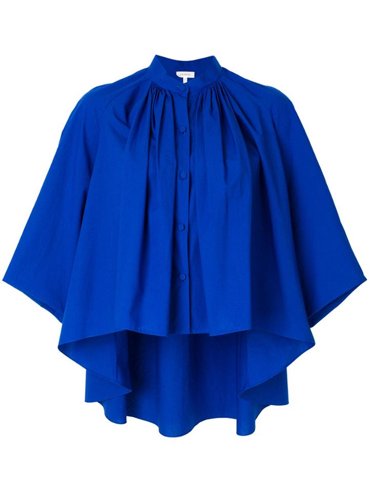 Delpozo Poplin Cape - Blue