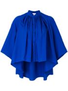 Delpozo Poplin Cape - Blue