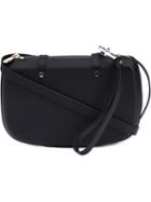 Perrin Paris Flap Closure Clutch Bag, Women's, Black