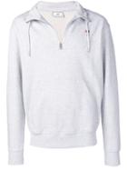Ami Alexandre Mattiussi Drawstring Sweatshirt - Grey