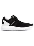 Y-3 Pure Boost Zg Knit Sneakers, Men's, Size: 8.5, Black, Polyester/rubber