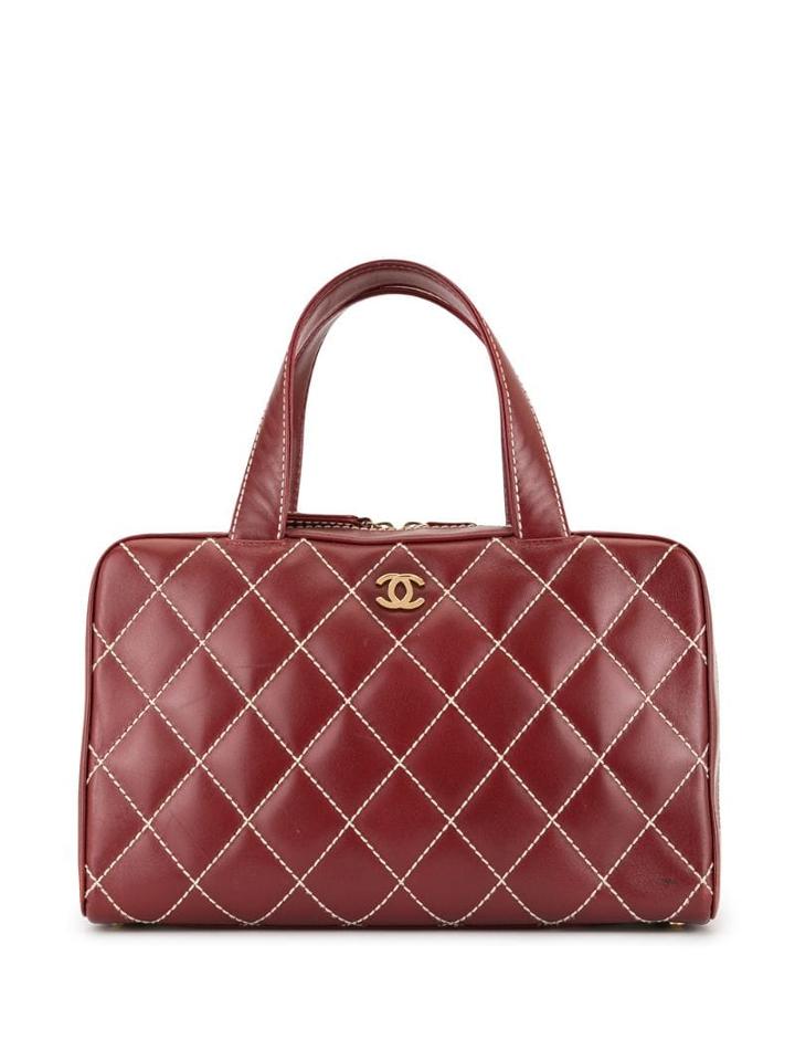 Chanel Pre-owned Wild Stitch Tote Bag - Red