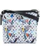 Loveless Patterned Messenger Bag - Blue