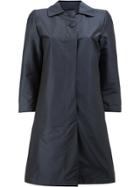 Herno Two Button Trench - Blue