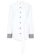 Eudon Choi Vichy Cuff Shirt - White