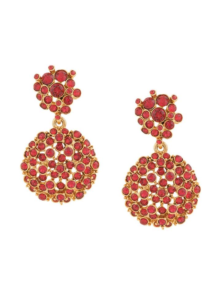 Oscar De La Renta Oscar De La Renta F18j124scl Scarlet Other->pewter -