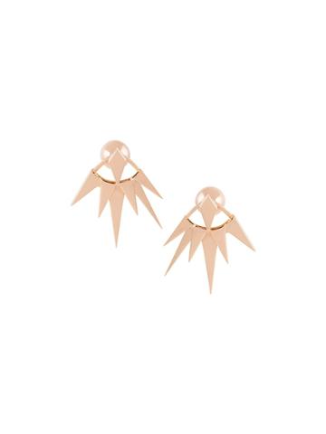 Anapsara Spiky Earrings - Metallic
