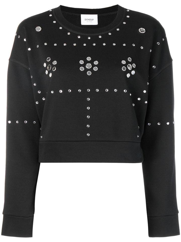 Dondup Stud Embellished Sweatshirt - Black