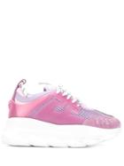Versace Chain Reaction Sneakers - Pink