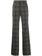 Dolce & Gabbana Checked Loose-fit Trousers - Green