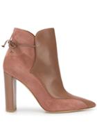 Malone Souliers Pointed Ankle Boots - Brown
