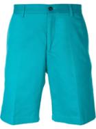 Mp Massimo Piombo Chino Shorts, Men's, Size: 52, Blue, Cotton