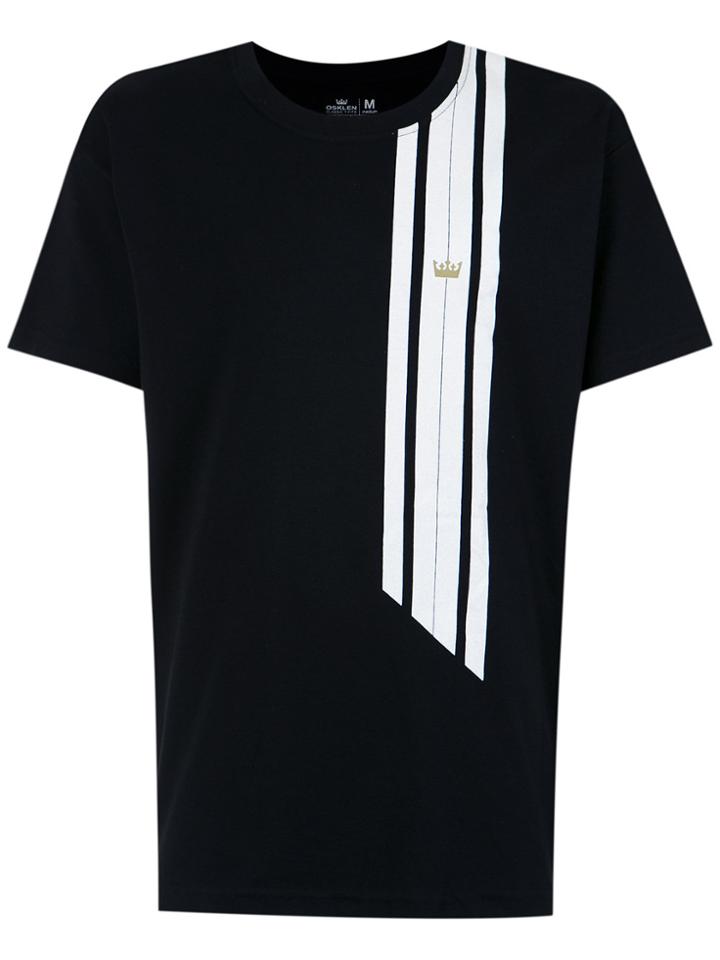 Osklen Stripes T-shirt - Black