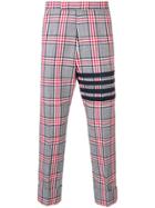 Thom Browne 4-bar Prince Of Wales Trouser - Blue