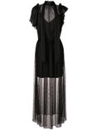 Zadig & Voltaire Rulle Mesh Dress - Black