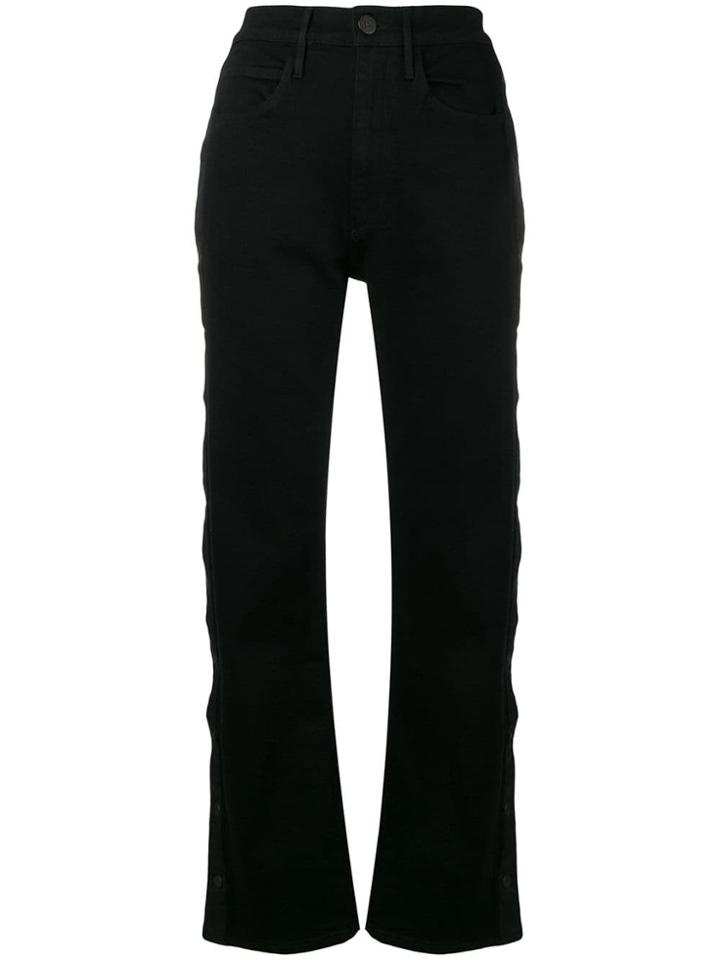 3x1 High Waisted Flared Jeans - Black