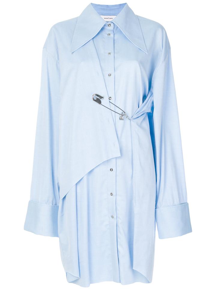 Marques'almeida Oversized Layer Shirt - Blue