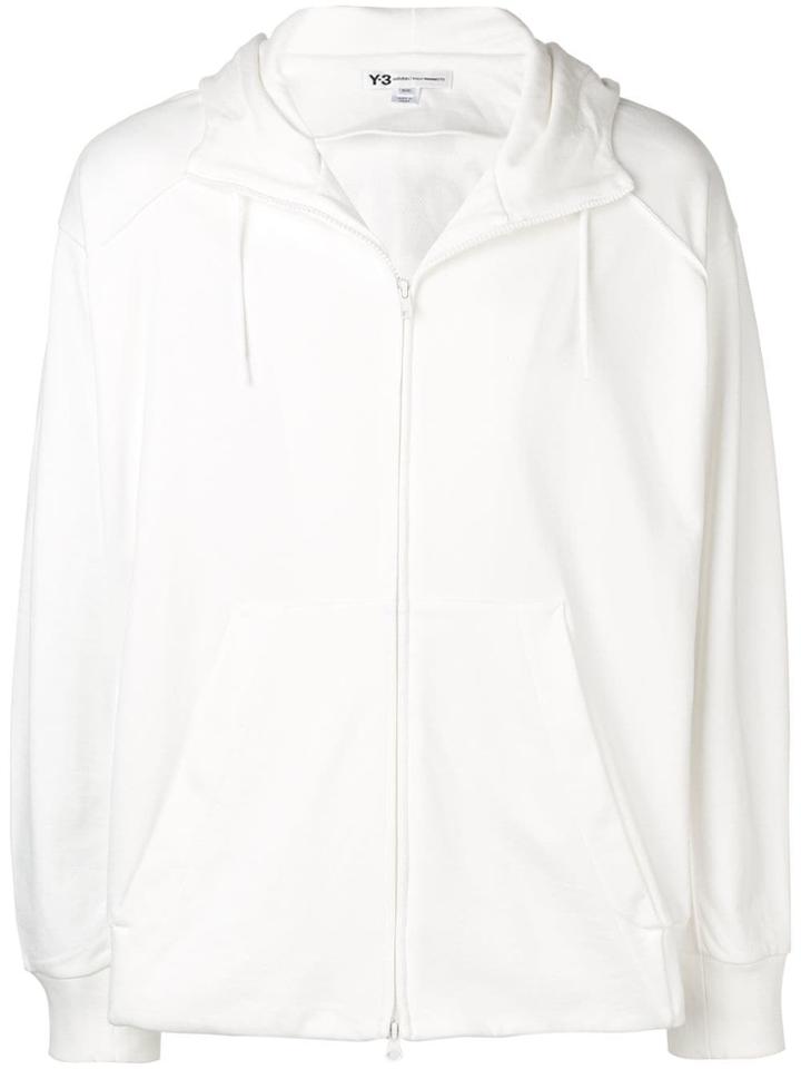 Y-3 Printed Hooded Jacket - White