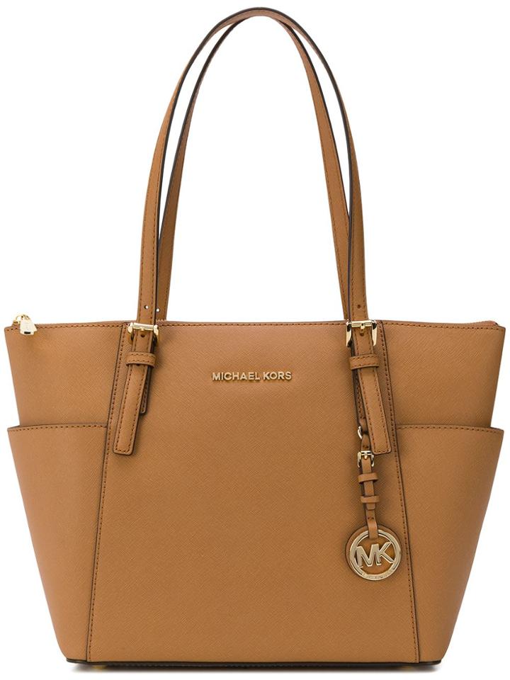 Michael Michael Kors Jet Set Top-zip Tote - Brown