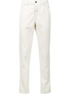 Osklen Palm Tree Embroidered Jeans - White