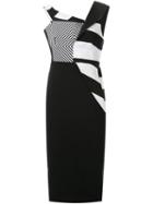 Antonio Berardi Striped Fitted Dress