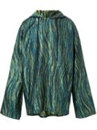 Strateas Carlucci 'sterile' Hooded Sweater, Men's, Size: Medium, Green, Silk