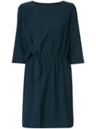 Emporio Armani Tie Waist Dress - Blue