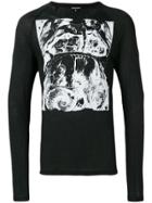 Ann Demeulemeester Abstract Print T-shirt - Black