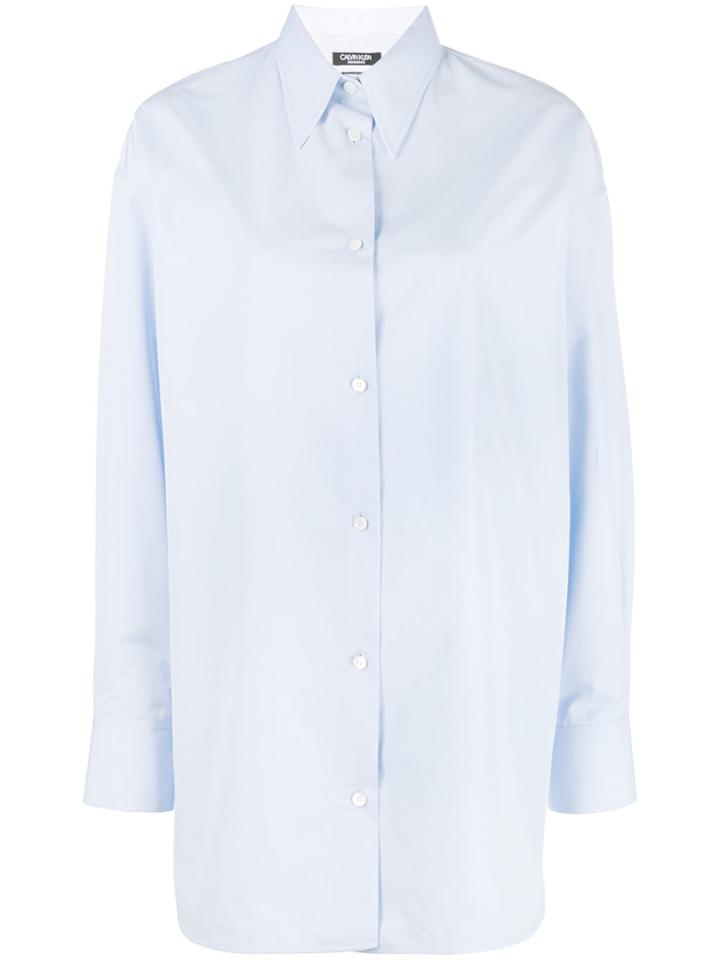 Calvin Klein 205w39nyc Oversized Shirt - Blue