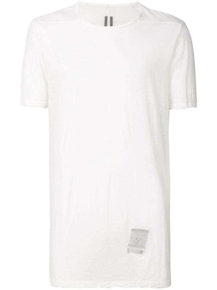 Rick Owens Drkshdw Longline T-shirt - White