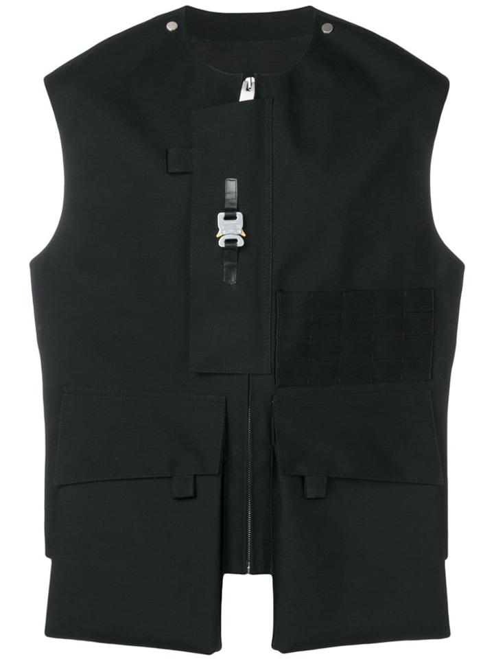 Mackintosh Alyx Black Bonded Wool Vest