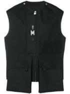Mackintosh Alyx Black Bonded Wool Vest