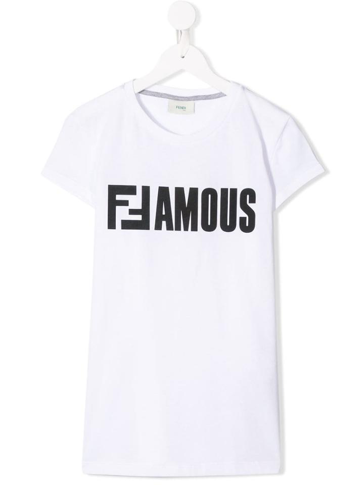 Fendi Famous T-shirt - White