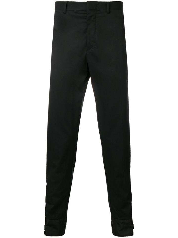 Prada Strap Bottom Chinos - Black