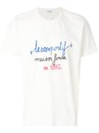 Le Coq Sportif Slogan Print T-shirt - White