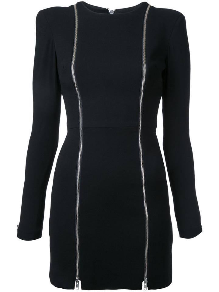 Alex Perry - Amber Dress - Women - Polyester/triacetate - 8, Black, Polyester/triacetate