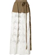 Vivienne Westwood Red Label Gabriella Skirt, Women's, Size: 44, Brown, Cotton/polyamide