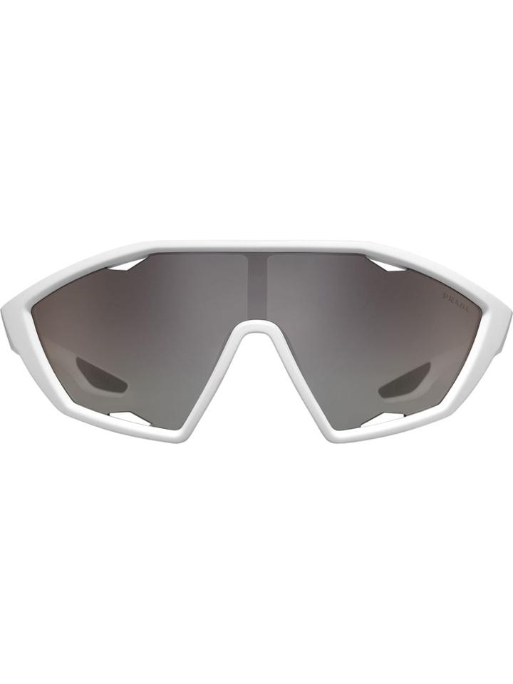 Prada Eyewear Linea Rossa Active Sunglasses - White